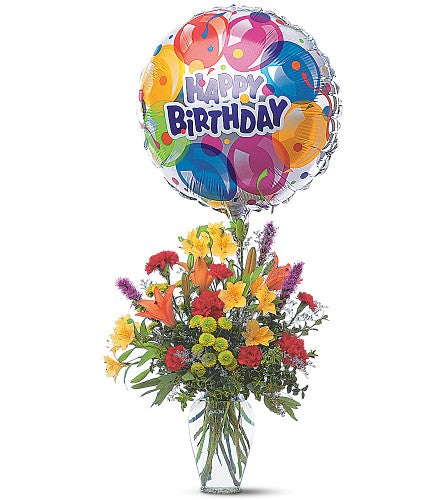 Mixed Bouquet with a Balloon