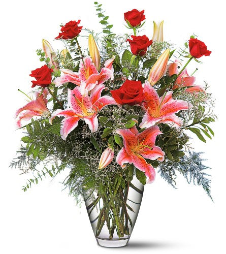 Red Roses & Lilies -Deluxe