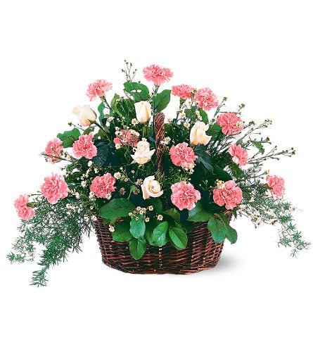 Arreglo de reverencia rosa