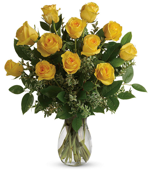 Long Stem Yellow Mother's Day Roses