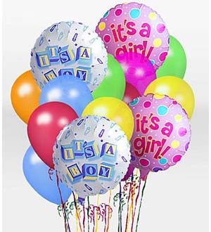 It's A Girl! Balloon - Single Mylar Balloon